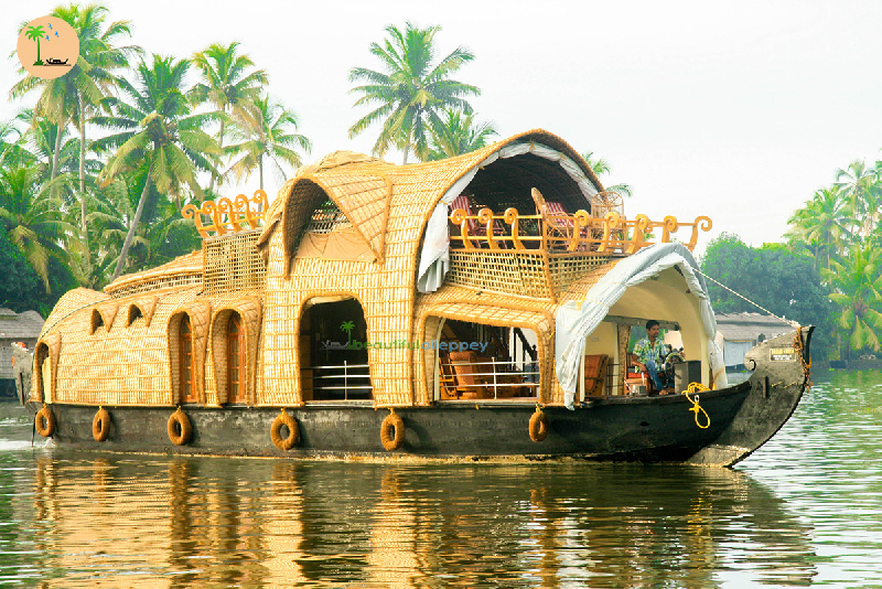 traditional houseboat