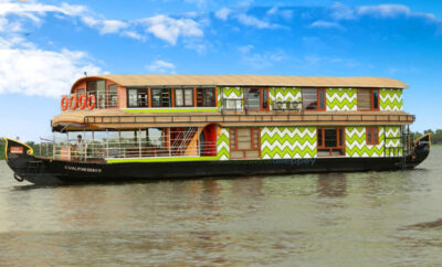 Five Bedroom Deluxe Houseboat with upper deck – THE05