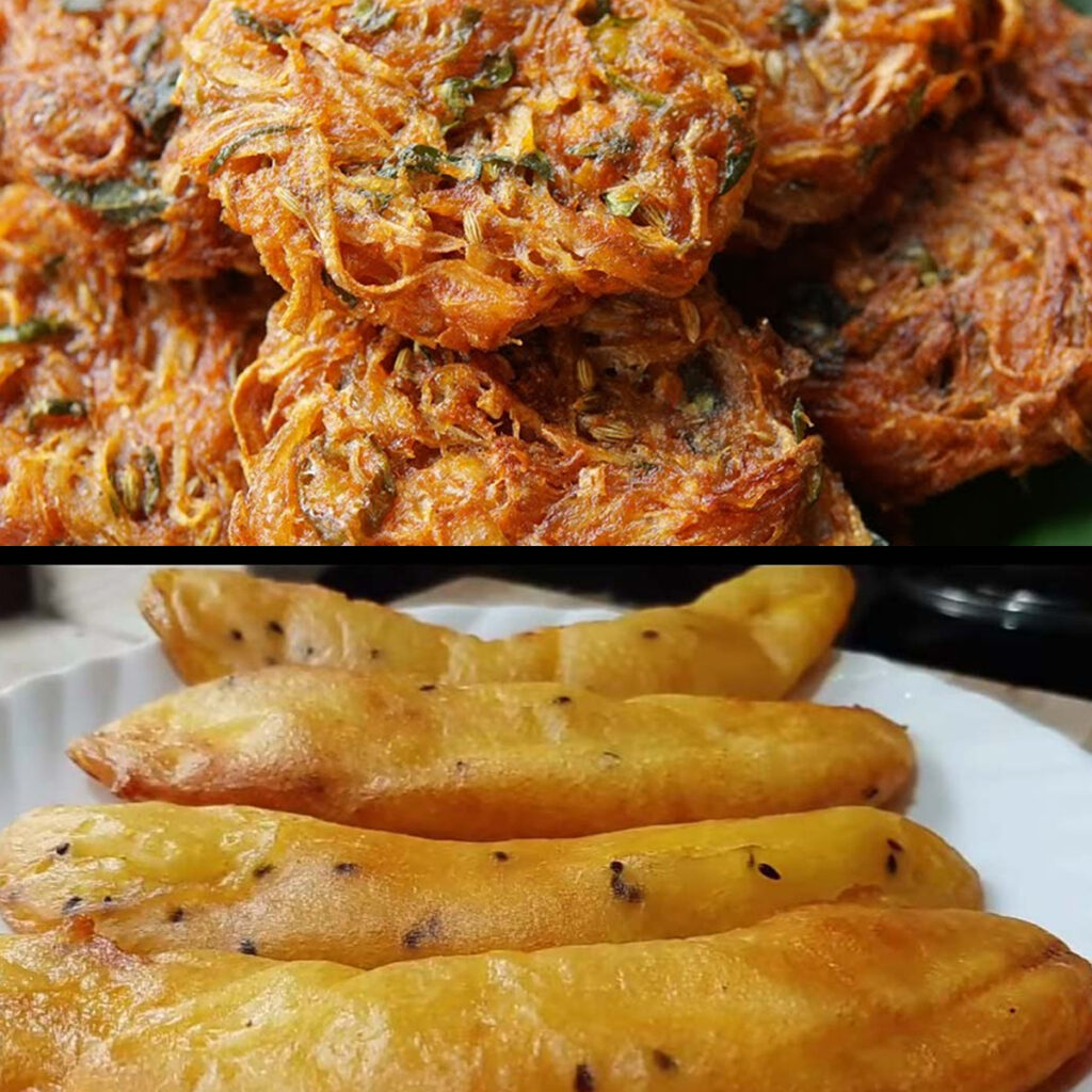 Pazham Pori - Ulli Vada- Alleppey Houseboat evening snacks