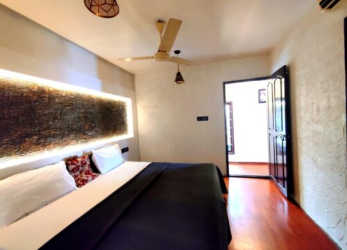 houseboat in alleppey bedroom