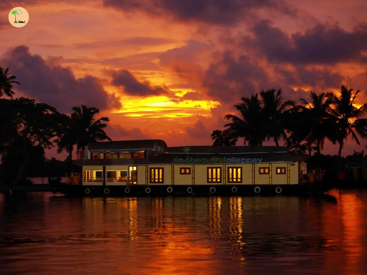 premium houseboat with upper deck