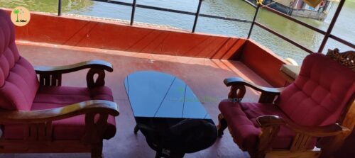 upper deck in kerala boathoue alleppey