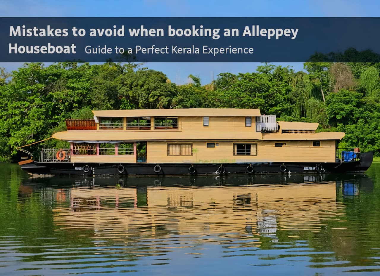 Common mistakes to avoid when booking an Alleppey houseboat in Kerala backwaters